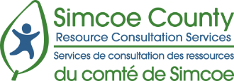 Logo des Services de Consultantes en Ressources du Comté de Simcoe.